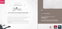 Kołdra bambusowa 135x200 zimowa ciepła antyalergiczna i antybakteryjna