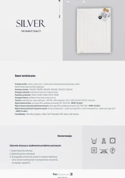 Kołdra 135x200 całoroczna naturalna puchowa SILVER