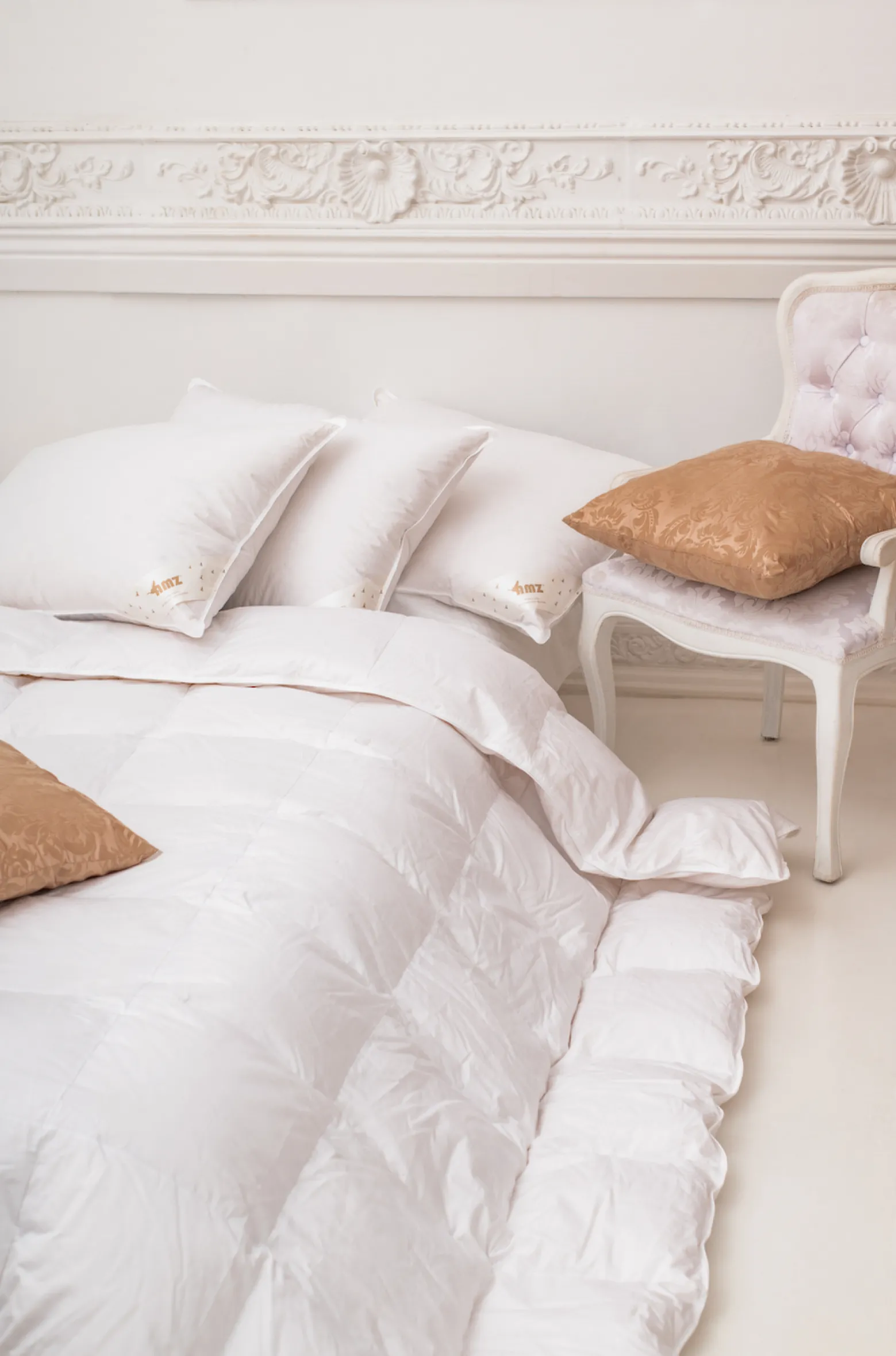 Kołdra 180x200 całoroczna naturalna puchowa PREMIUM GOLD