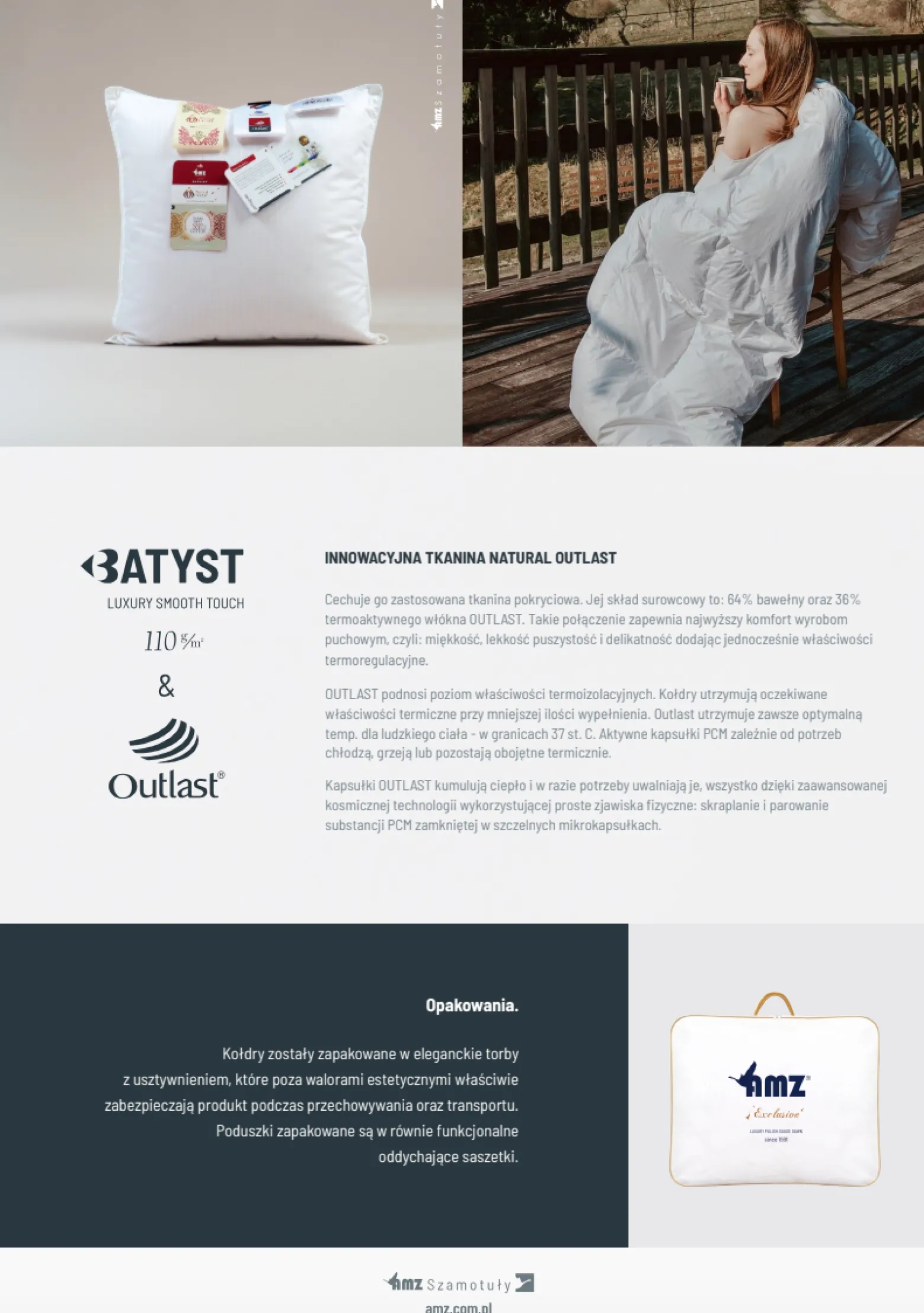 Kołdra 220x240 całoroczna naturalna puchowa NATURAL OUTLAST