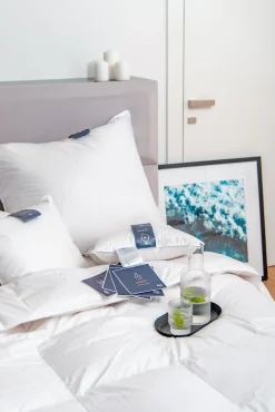 Kołdra 200x220 całoroczna naturalna puchowa QUEEN