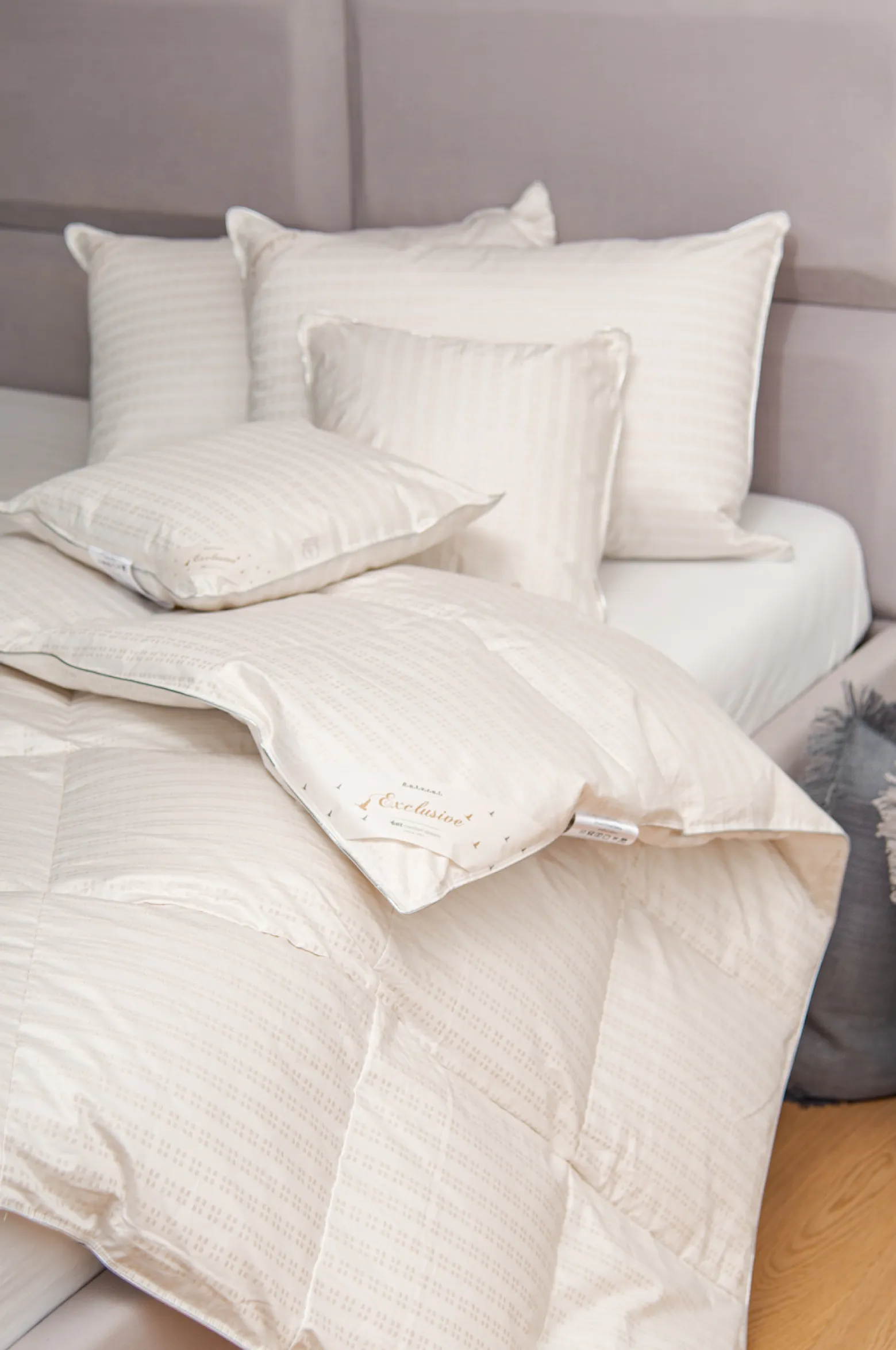Kołdra 200x220 letnia naturalna puchowa SILVER PRESTIGE