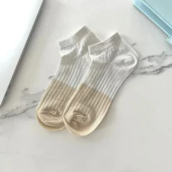 5-pak Skarpetki damskie bawełniane krótkie PASTEL DUO 39-42