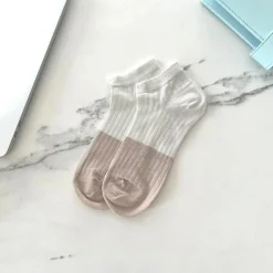 5-pak Skarpetki damskie bawełniane krótkie PASTEL DUO 39-42