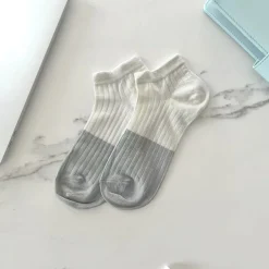 5-pak Skarpetki damskie bawełniane krótkie PASTEL DUO 39-42