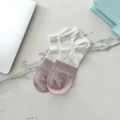 5-pak Skarpetki damskie bawełniane krótkie PASTEL DUO 39-42