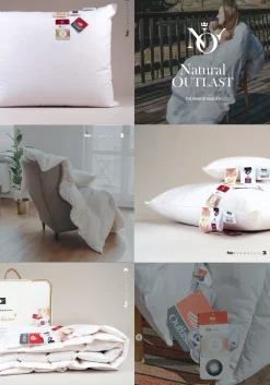 Poduszka 40x40 termoaktywna gładka OUTLAST