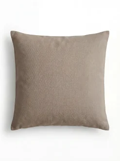 Poszewka na jasiek 40x40 bawełniana taupe szarobrązowa