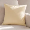 Poszewka na poduszkę jasiek 40x40 bawełniana kremowa masełkowa