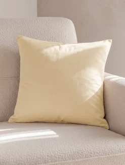 Poszewka na poduszkę jasiek 40x40 bawełniana kremowa masełkowa