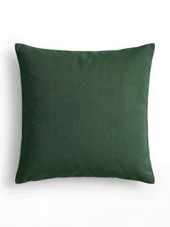 Poszewka na poduszkę jasiek 40x40 bawełniana ciemnozielona